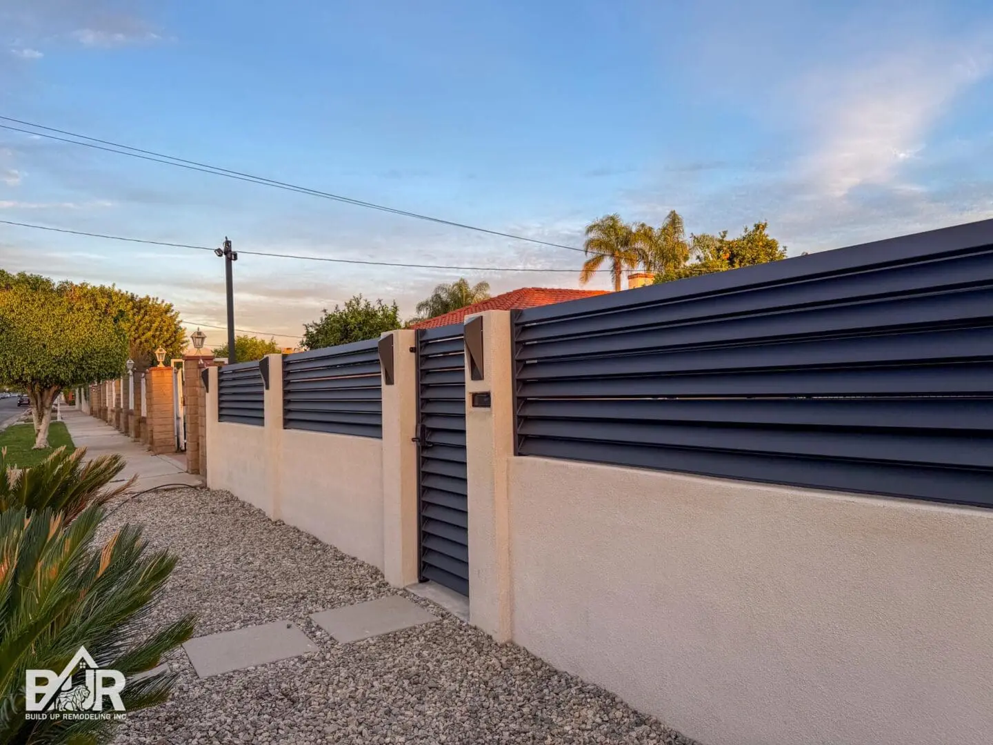 Front yard fence gate and security Pacoima