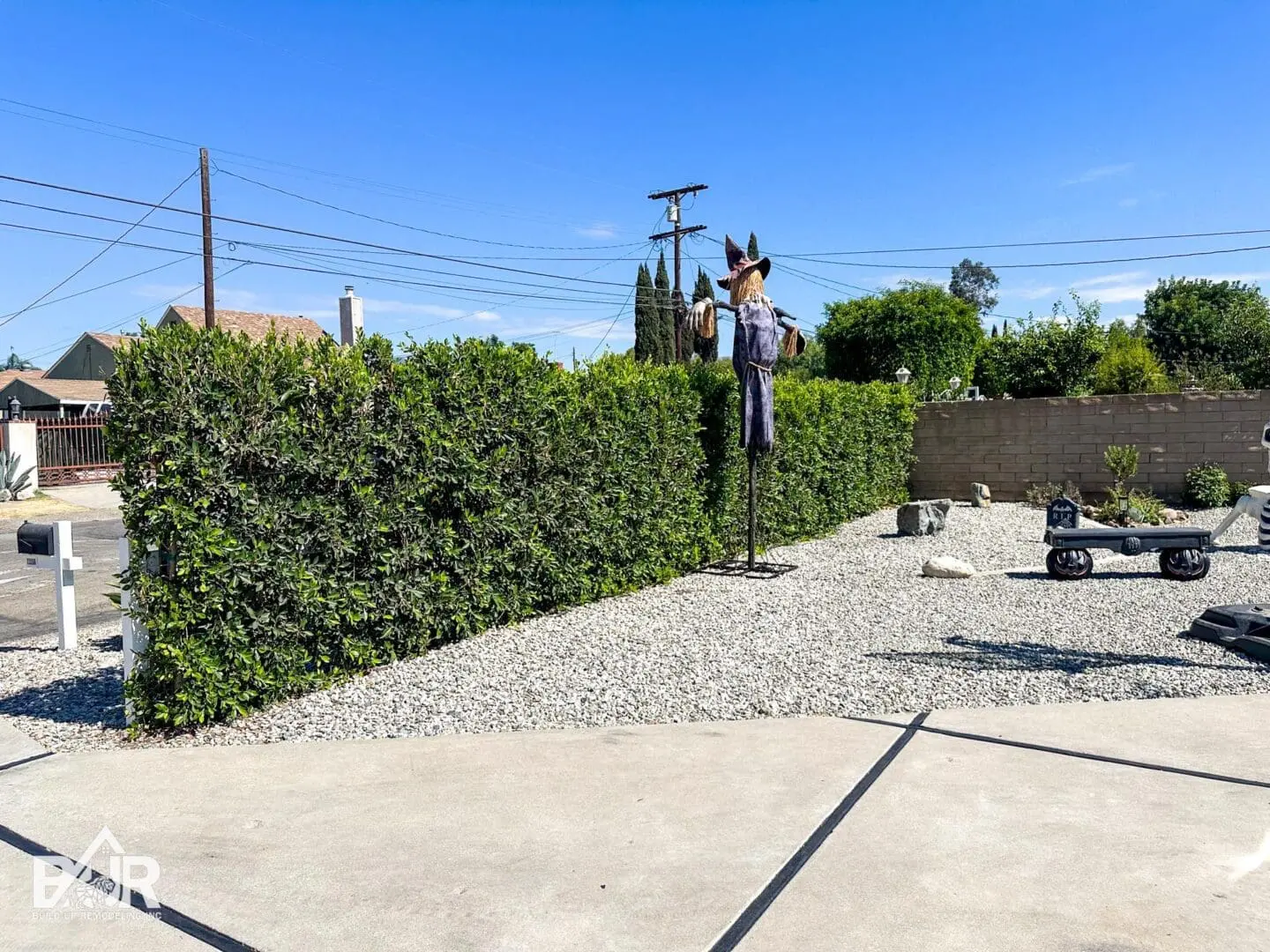 Before photo of Pacoima backyard remodeling project