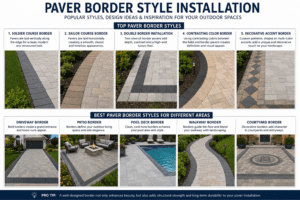PAVERS BORDER INSTALLATZION