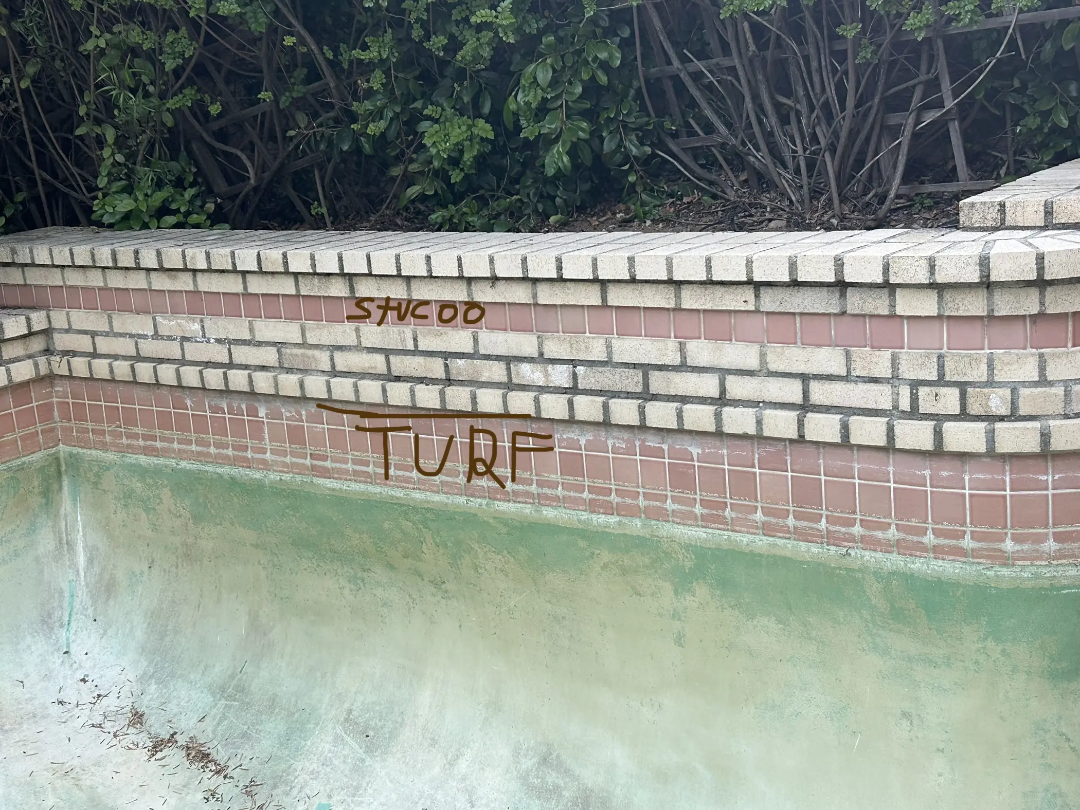 Existing Moorpark pool area before cancellation